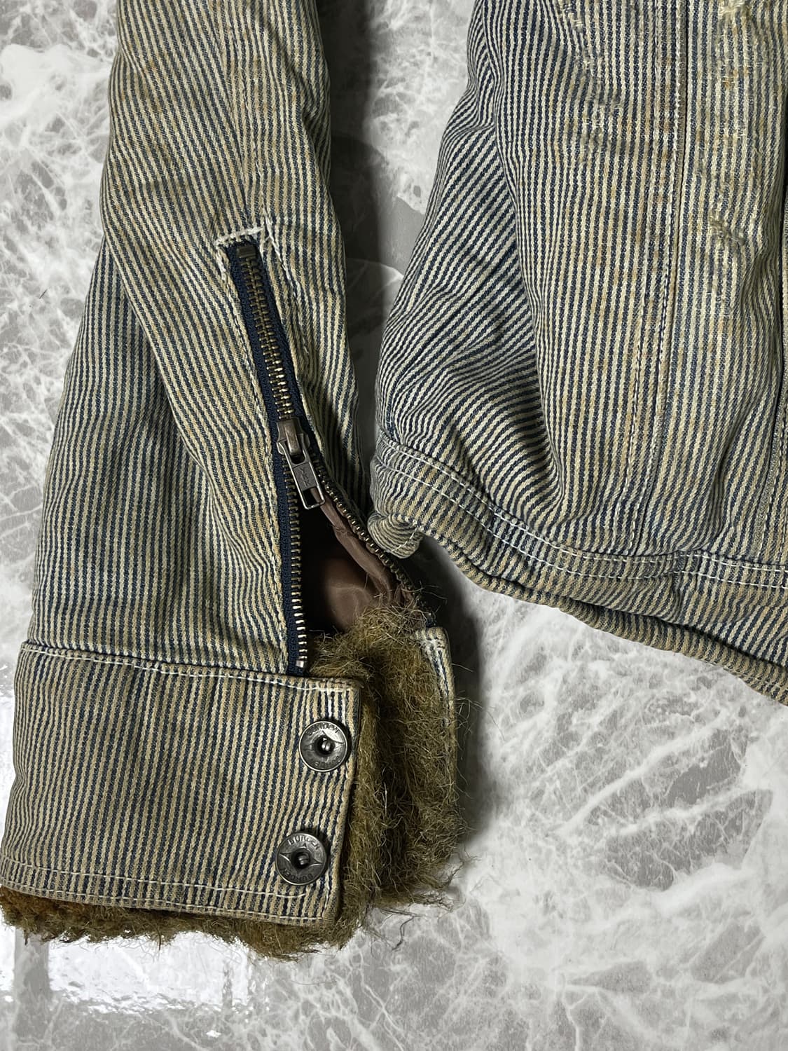 Burden y2k stripe jacket 상품이미지3