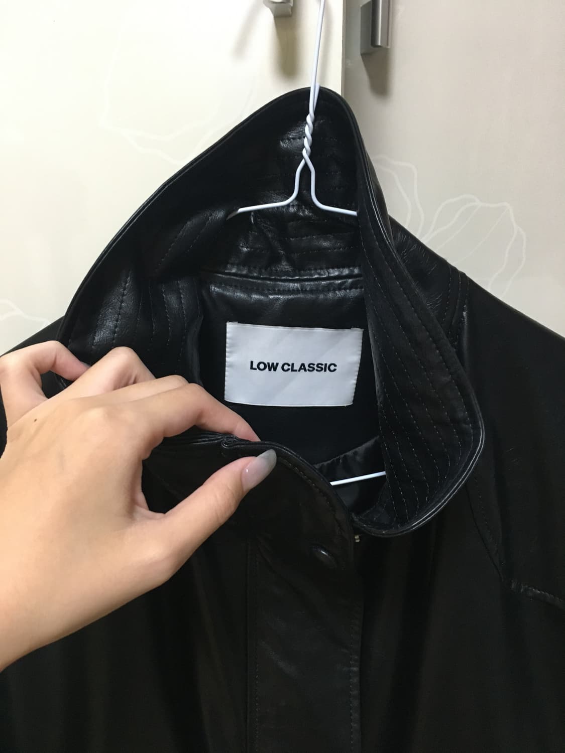 로우클래식 HIGH NECK LEATHER SHORT JACKET 상품이미지6