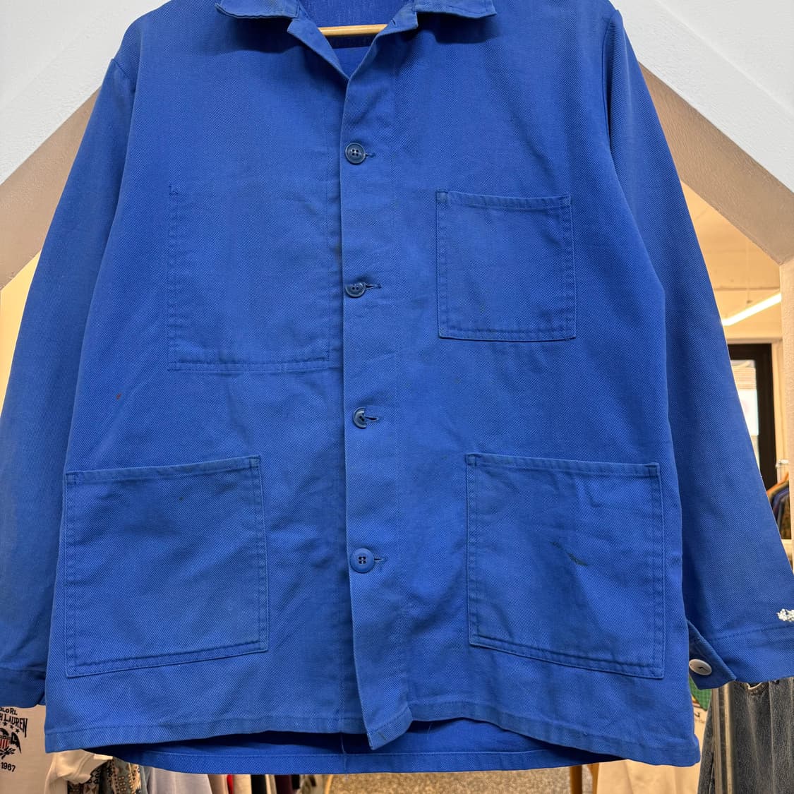 70s 빈티지 프렌치 워크 자켓 (M) 상품이미지2