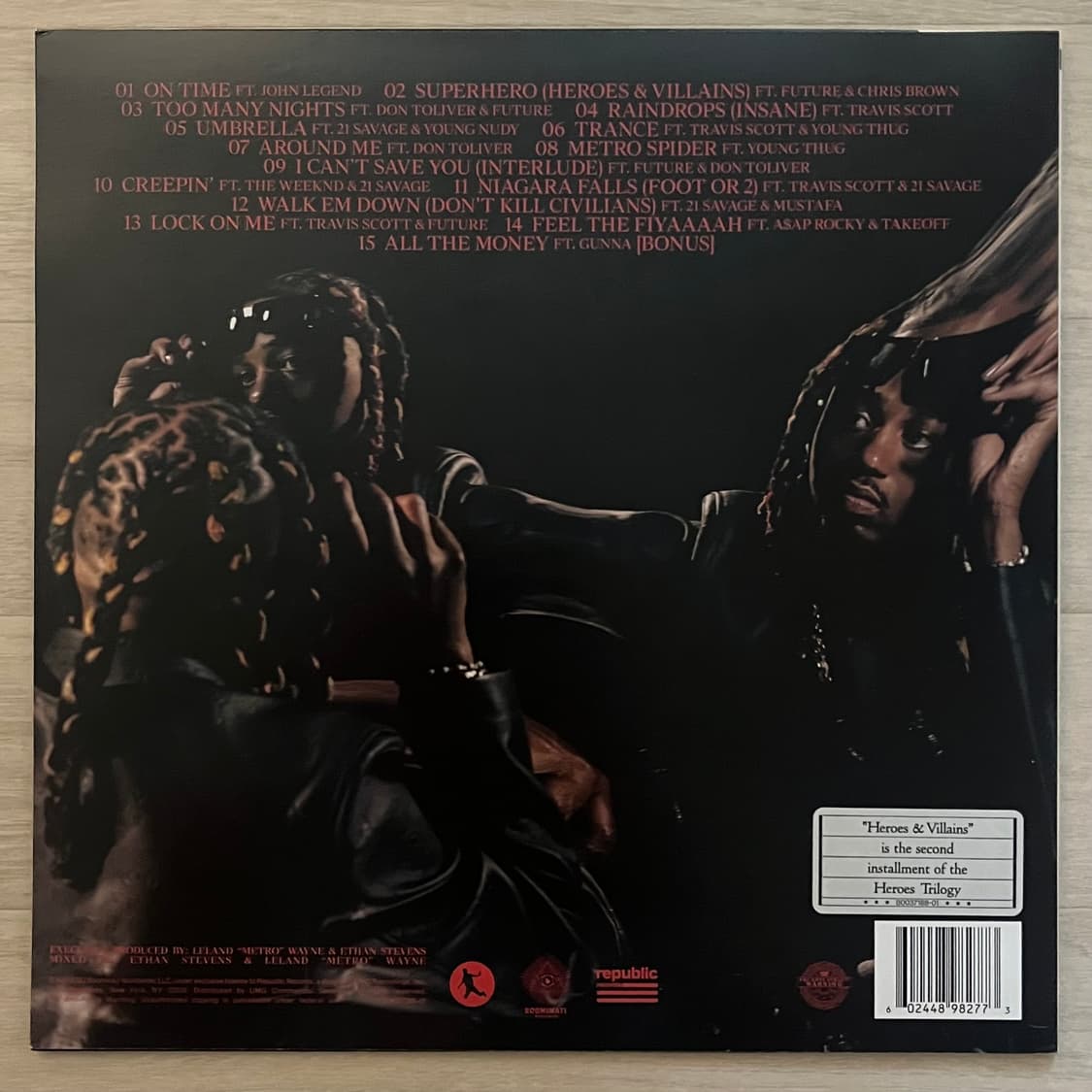 metro boomin heroes & villains lp vinyl 상품이미지2