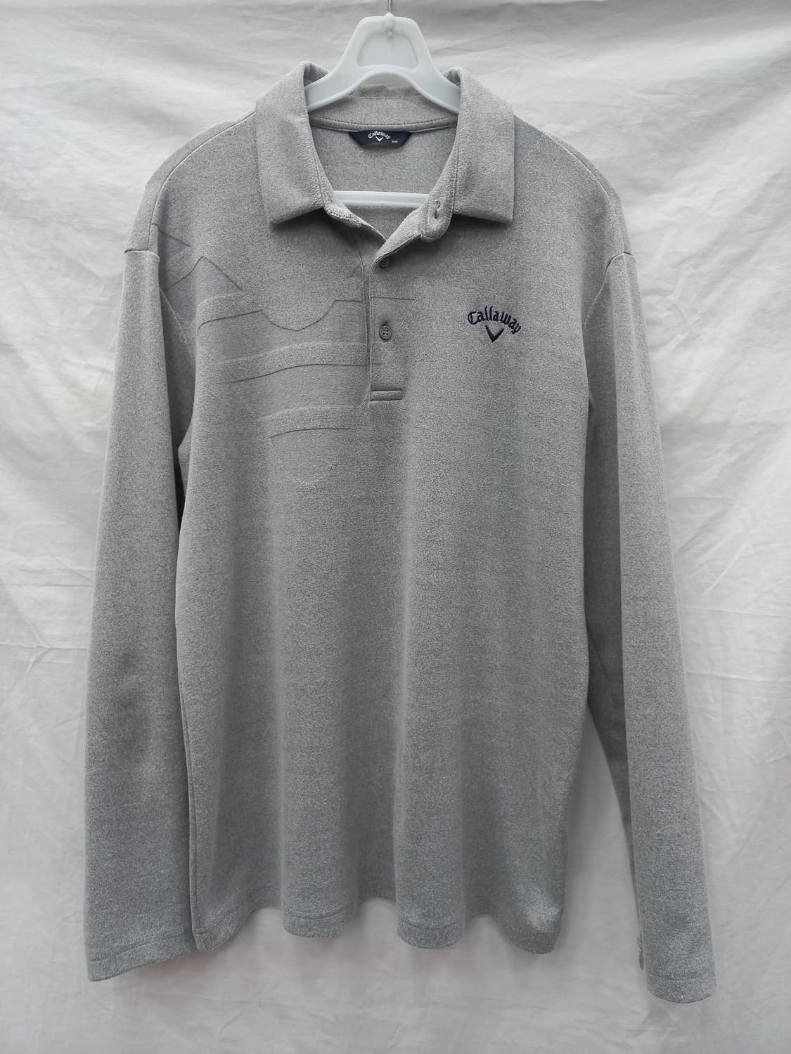 캘러웨이 골프 긴팔 카라티 남100 그레이 상품이미지1