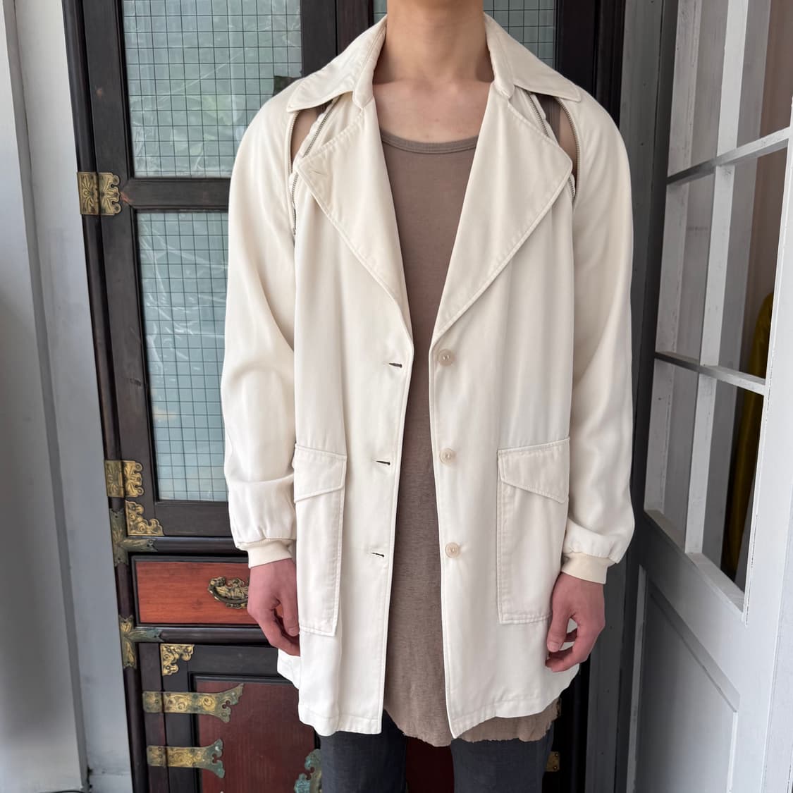 마틴 마르지엘라 NO.6 08SS 도킹 트렌치 코트 상품이미지1