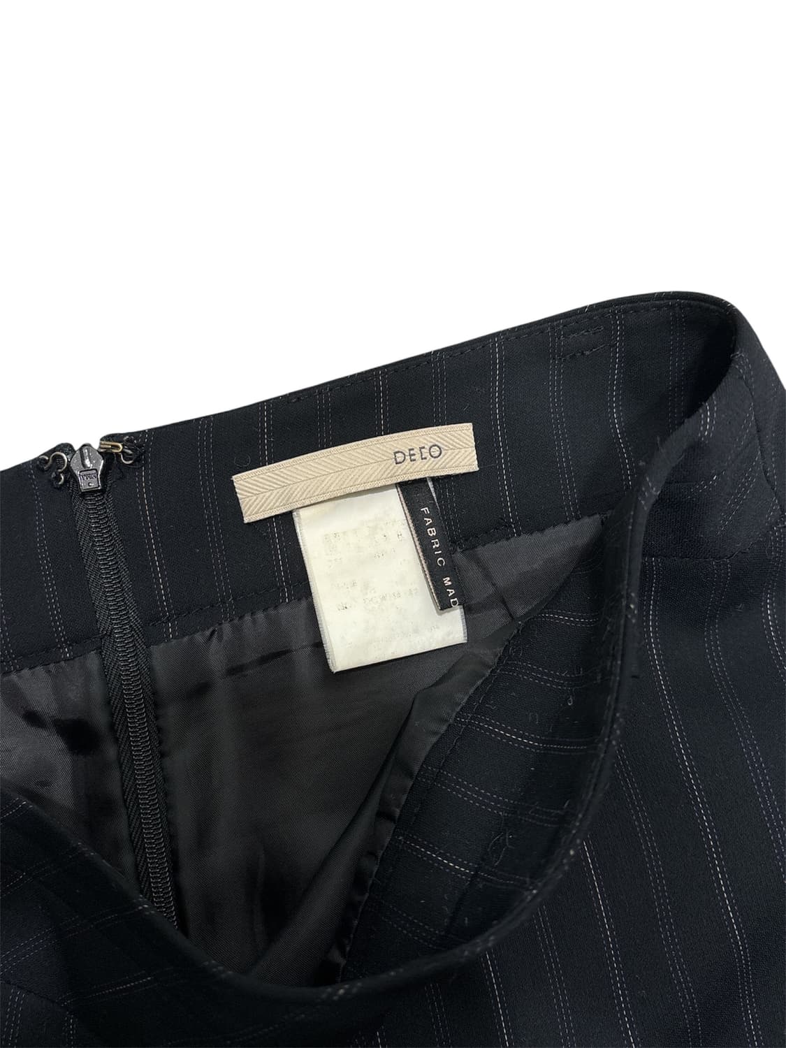 긱시크 스트라이프 미디 스커트 상품이미지3