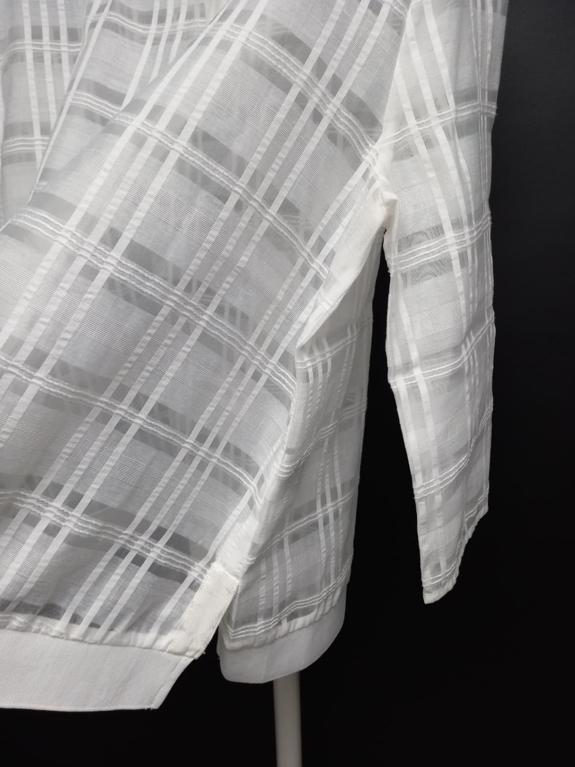 새 J BY 정구호 오간자시스루 블라우스 88통통77 상품이미지6