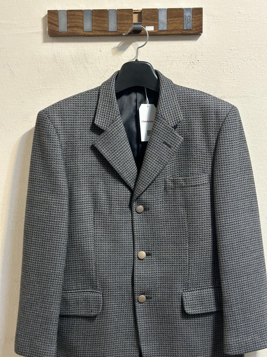 90s 발렌시아가 옴므 하운드투스 클래식 블레이저 상품이미지2