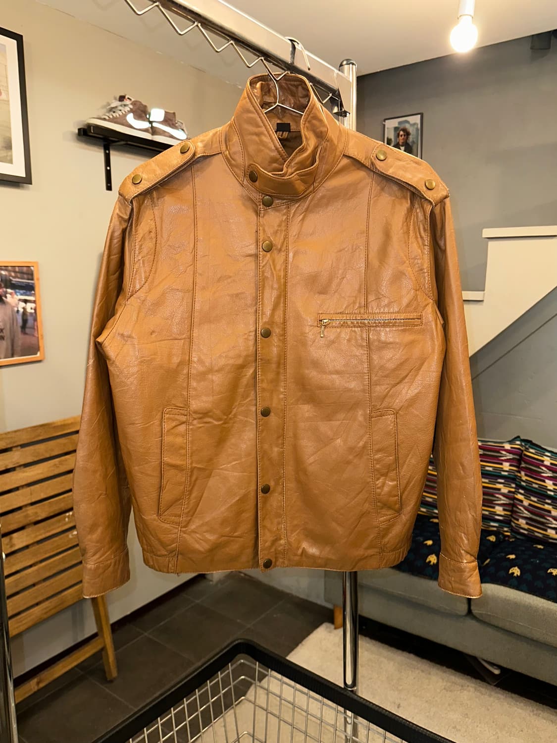 90’s Japanese cow-leather aging tap JK 상품이미지4