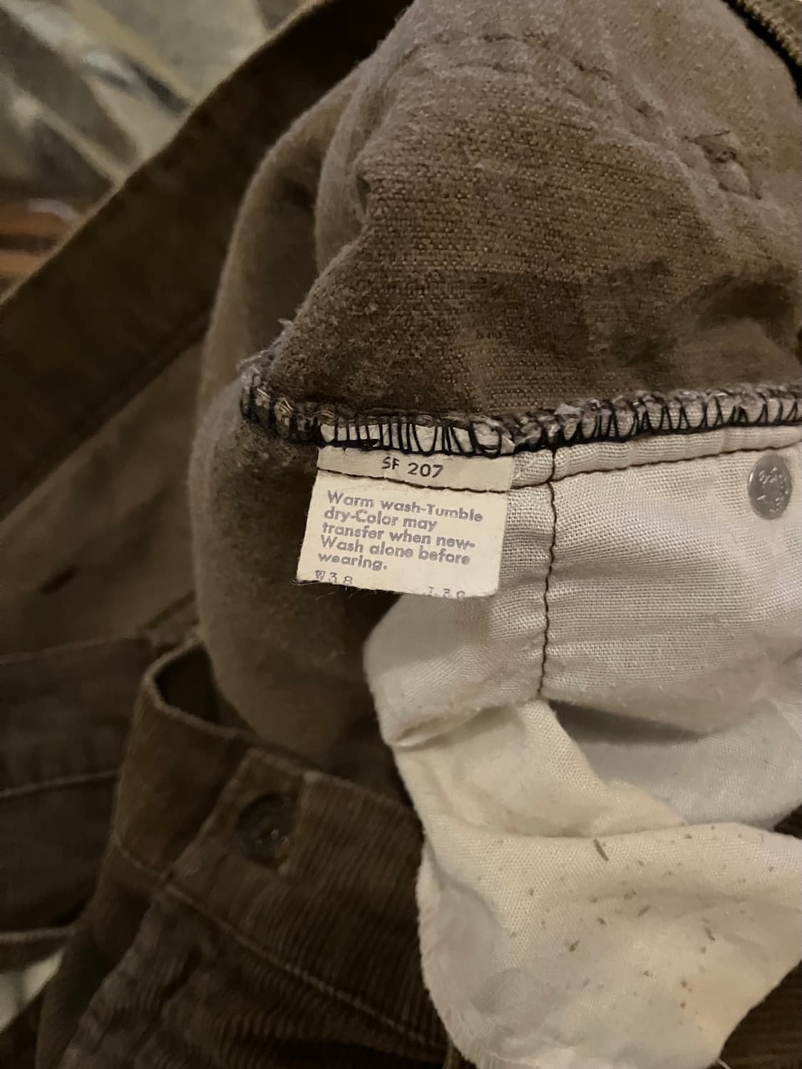 80s USA 빈티지 리바이스 517 부츠컷 코듀로이 팬츠 상품이미지9