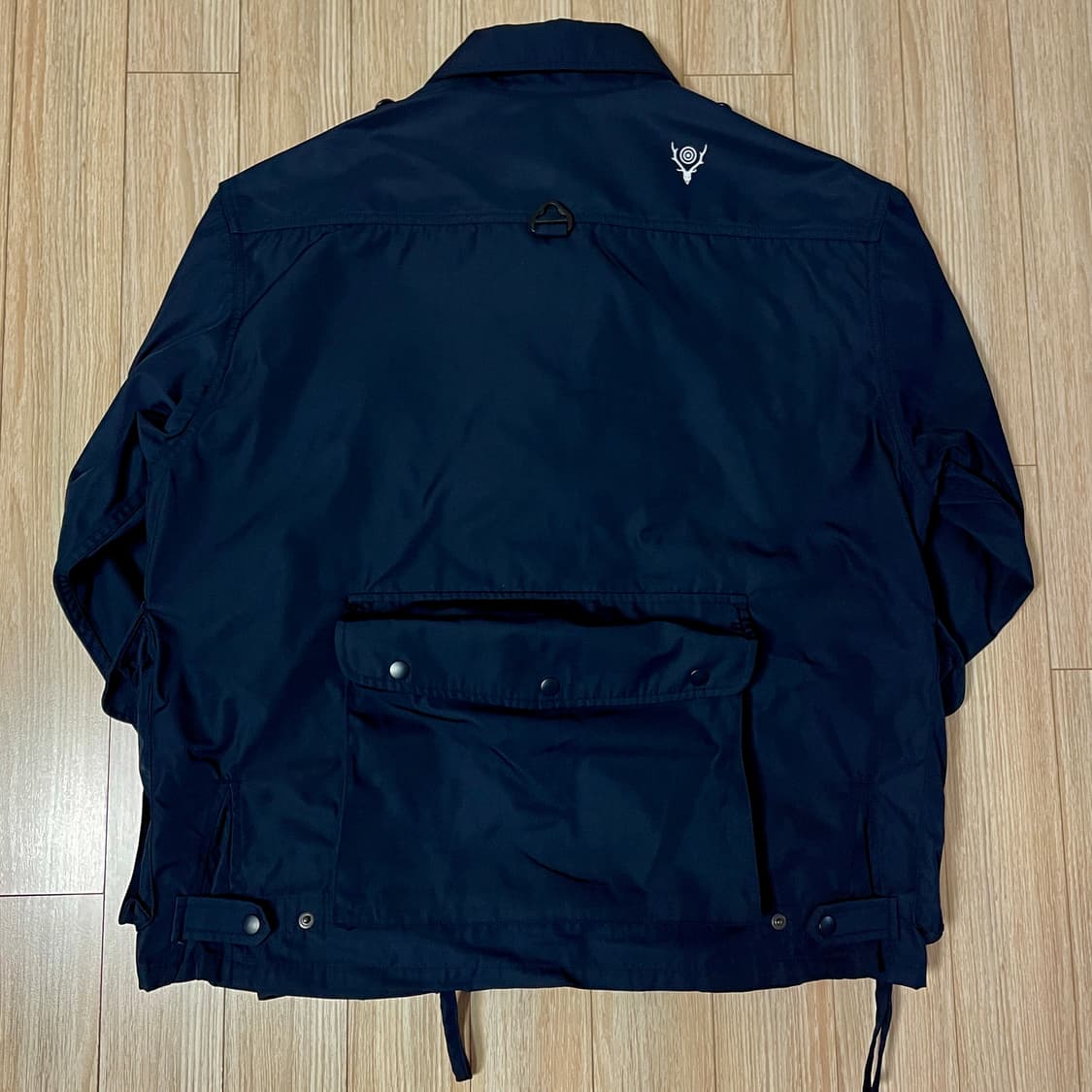 사우스2 웨스트8 텐카라 셔츠 - 폴리 개버딘 "네이비" XL판매 상품이미지2