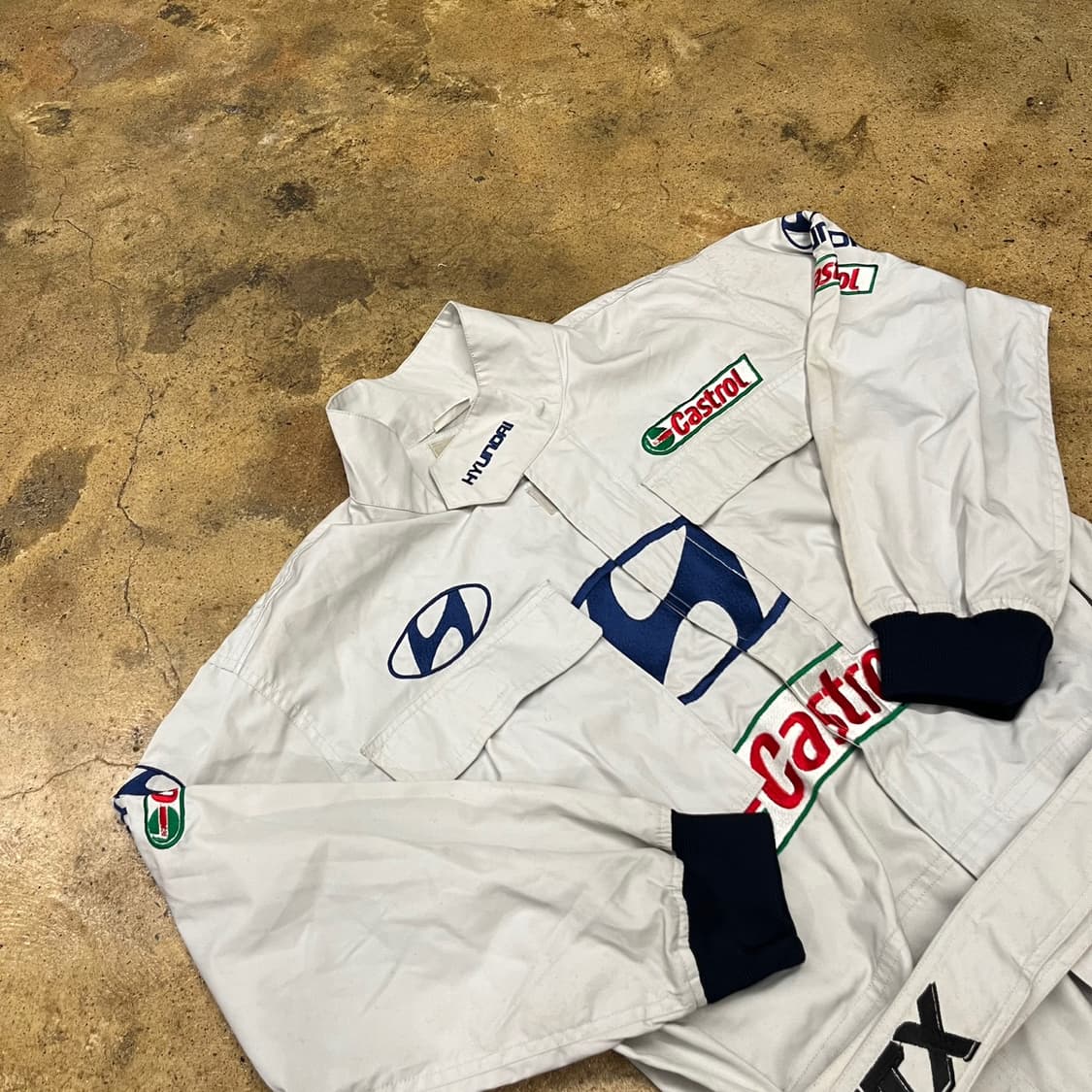 [ 정품/L ] Castrol 현대 빈티지 레이싱 자켓 b16 상품이미지1