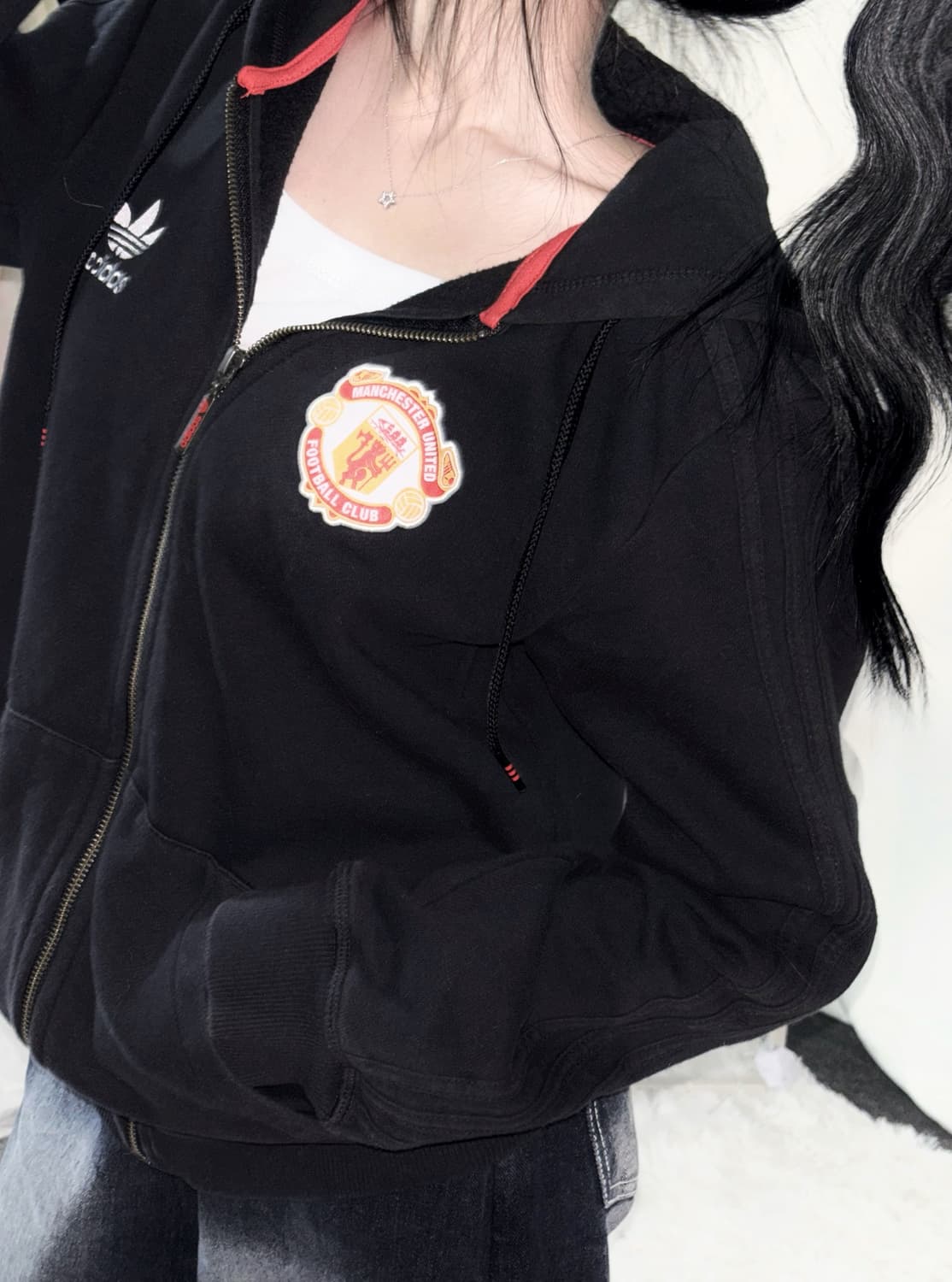 🐰아디다스 맨유 데일리 꾸안꾸 후드집업♥️ 상품이미지1