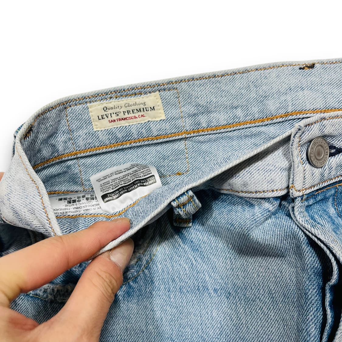 리바이스 501 데미지 리버스 프리미엄 데님팬츠 상품이미지7