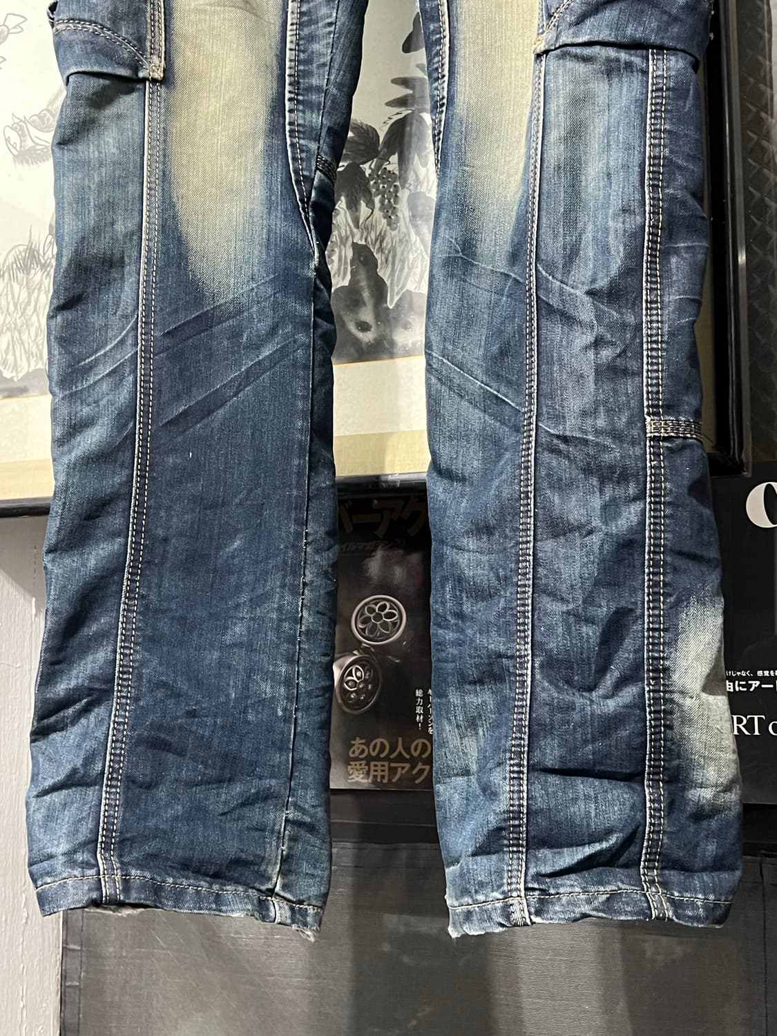 Y.B.R. Yibangren 카고 데님 팬츠 상품이미지4