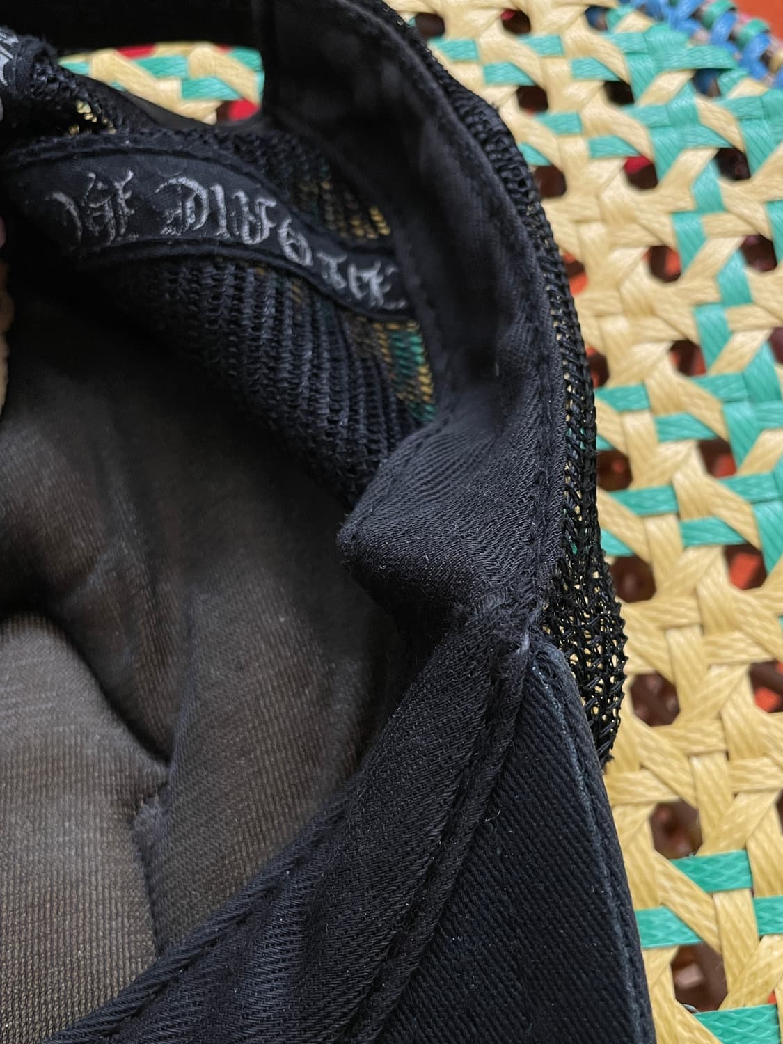 크롬하츠 x 롤링스톤즈 레더 패치 캡 상품이미지7