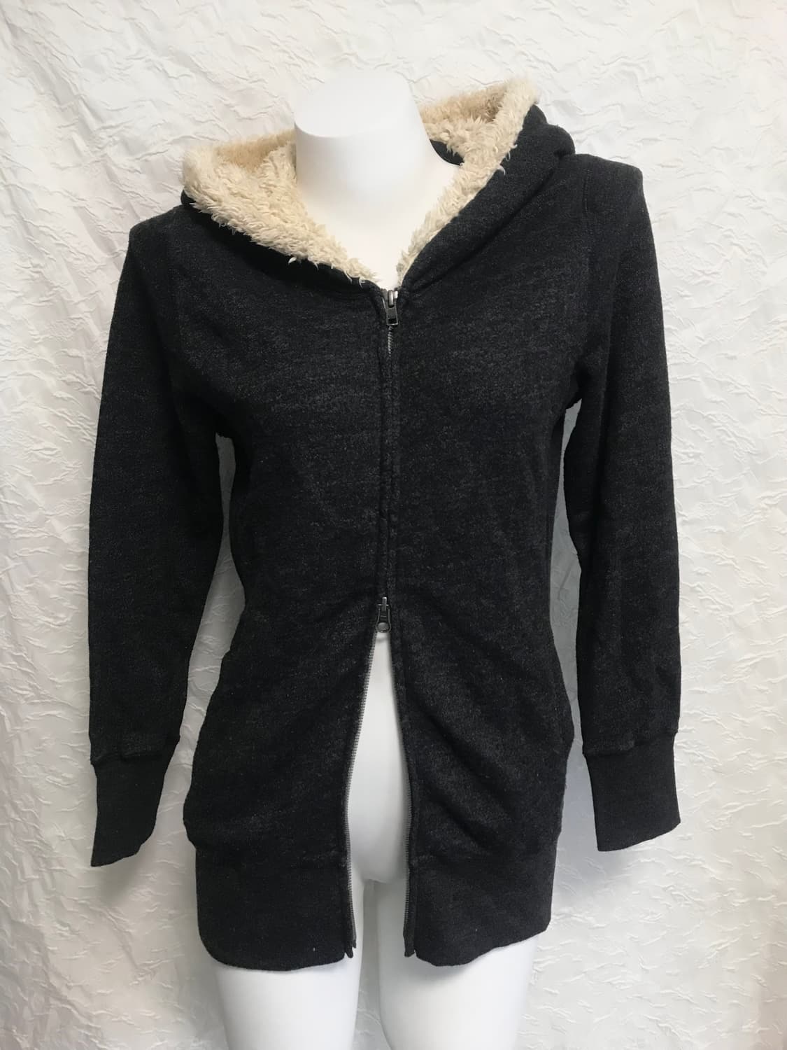 빈티지 y2k 투웨이 퍼 후드 집업 상품이미지2