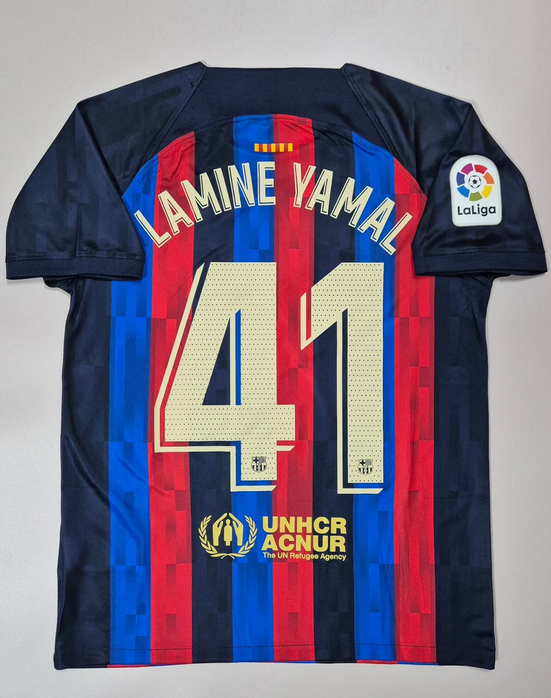 22-23시즌 바르샤 홈 리그패치 라민 야말 유니폼 M 상품이미지1