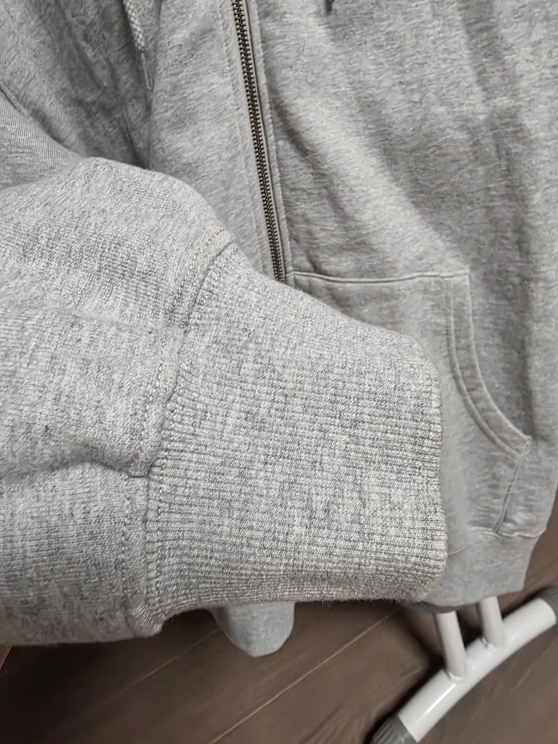 디스이즈네버댓 헤더 그레이 후드집업 상품이미지7