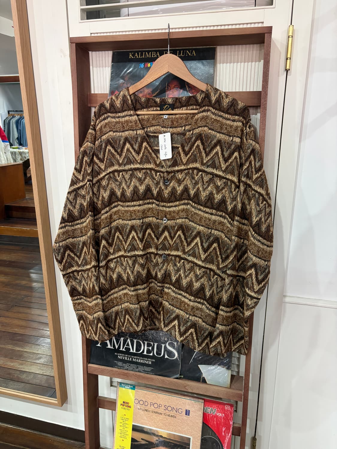 24FW 니들스 자카드 가디건 상품이미지1