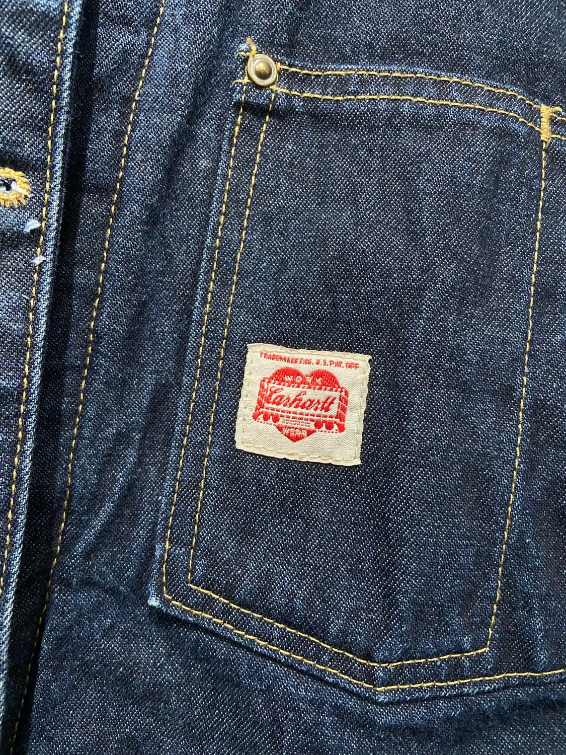 칼하트 데님 커버울 자켓 상품이미지4