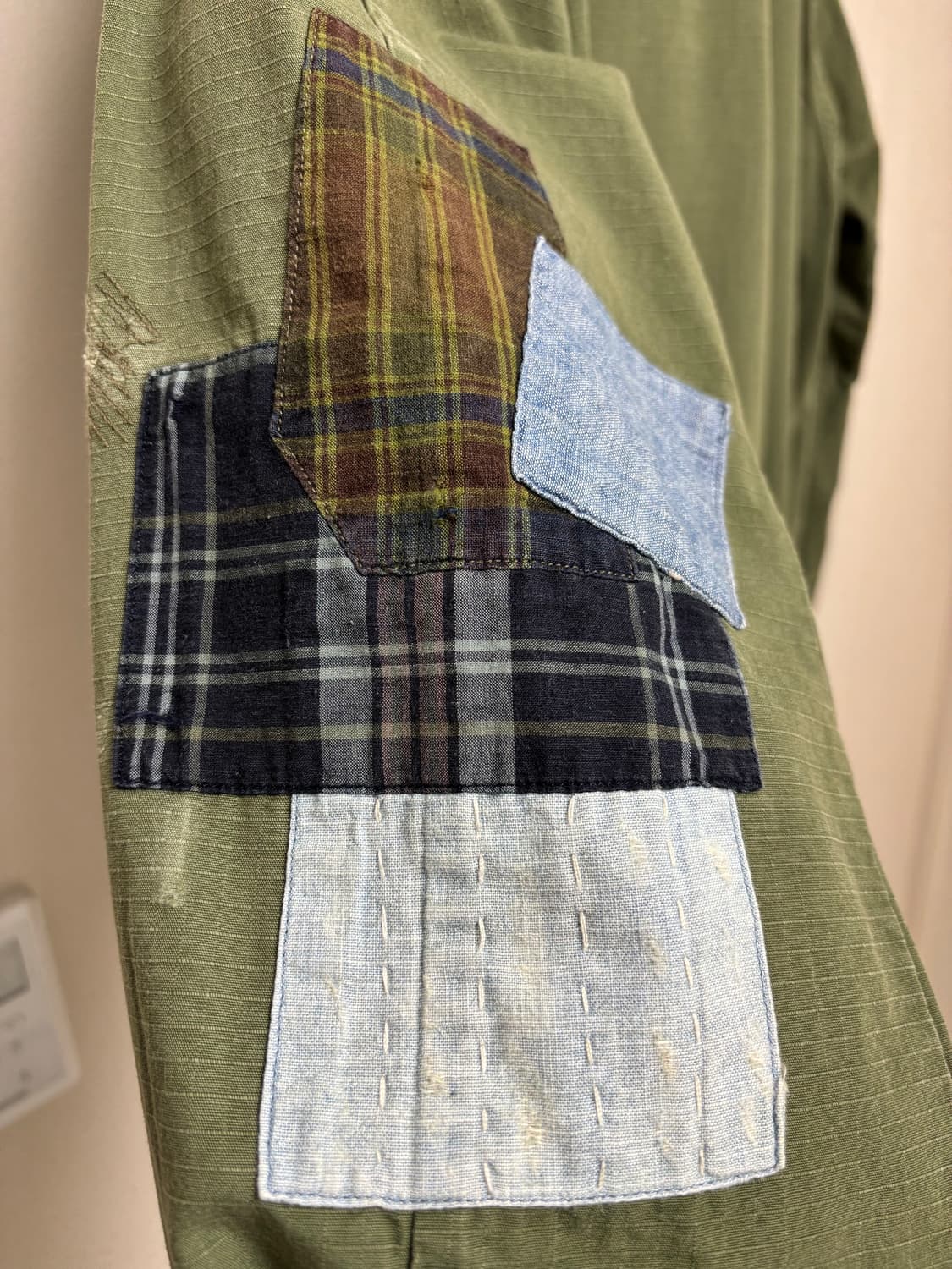 폴로 랄프로렌 디스트레스트 립스탑 정글 퍼티그 자켓(L) 상품이미지5