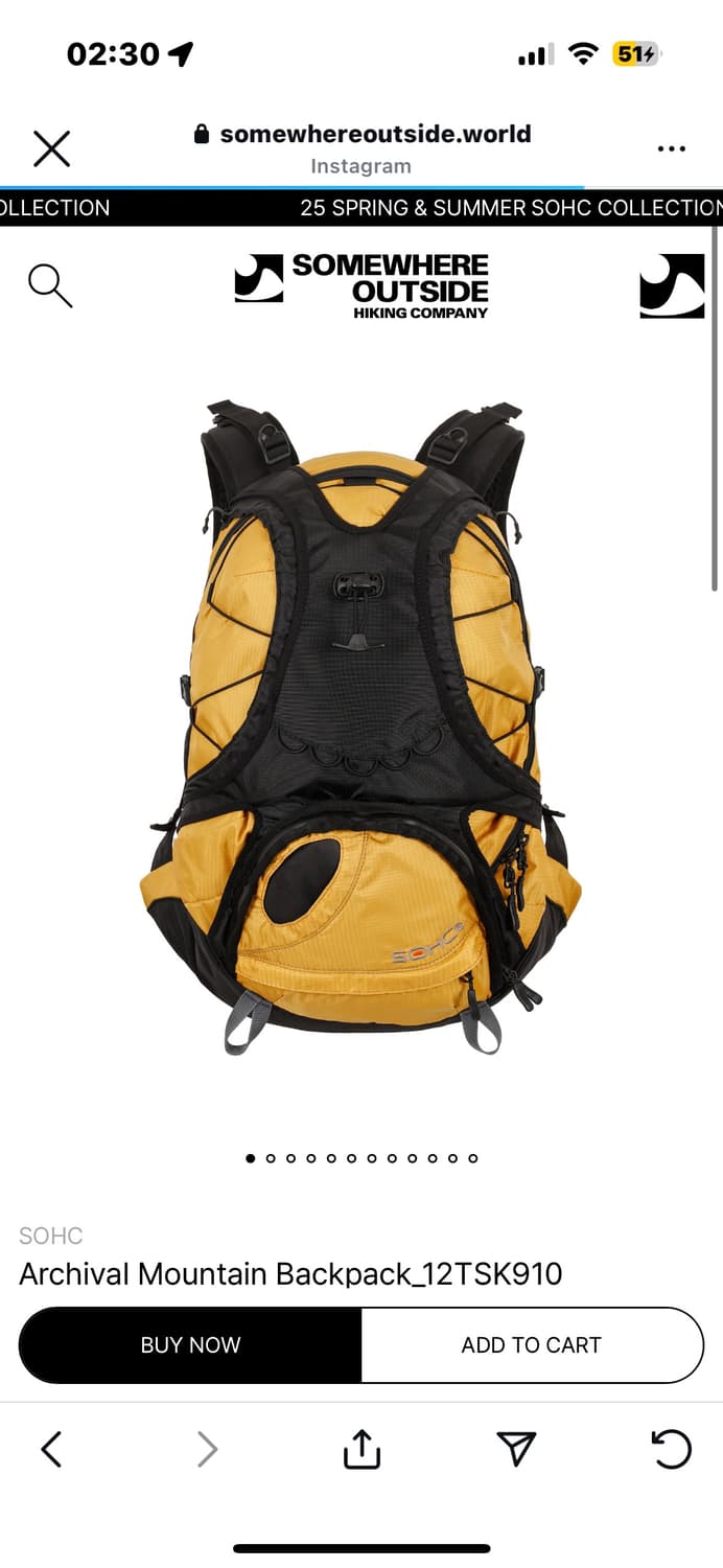 somewhereoutside  Mountain Backpack 상품이미지1