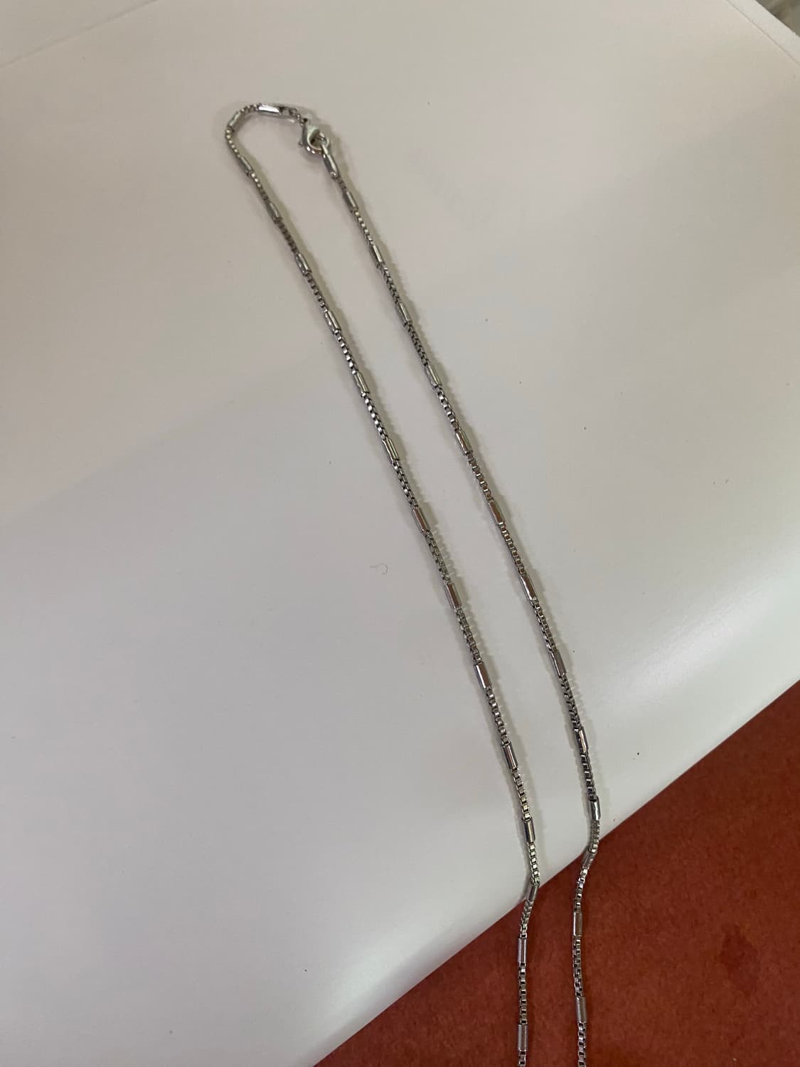 화이트 로즈 장미 드롭 목걸이 상품이미지4