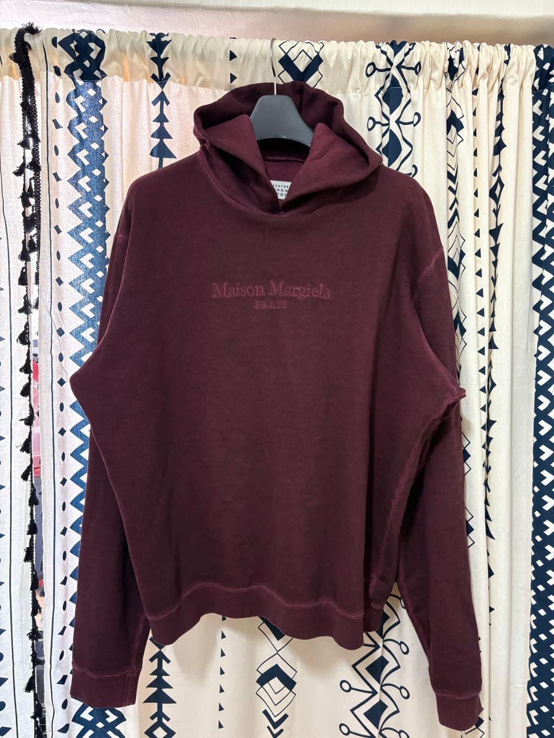 마르지엘라 백스티치 로고 코튼 후드 상품이미지4