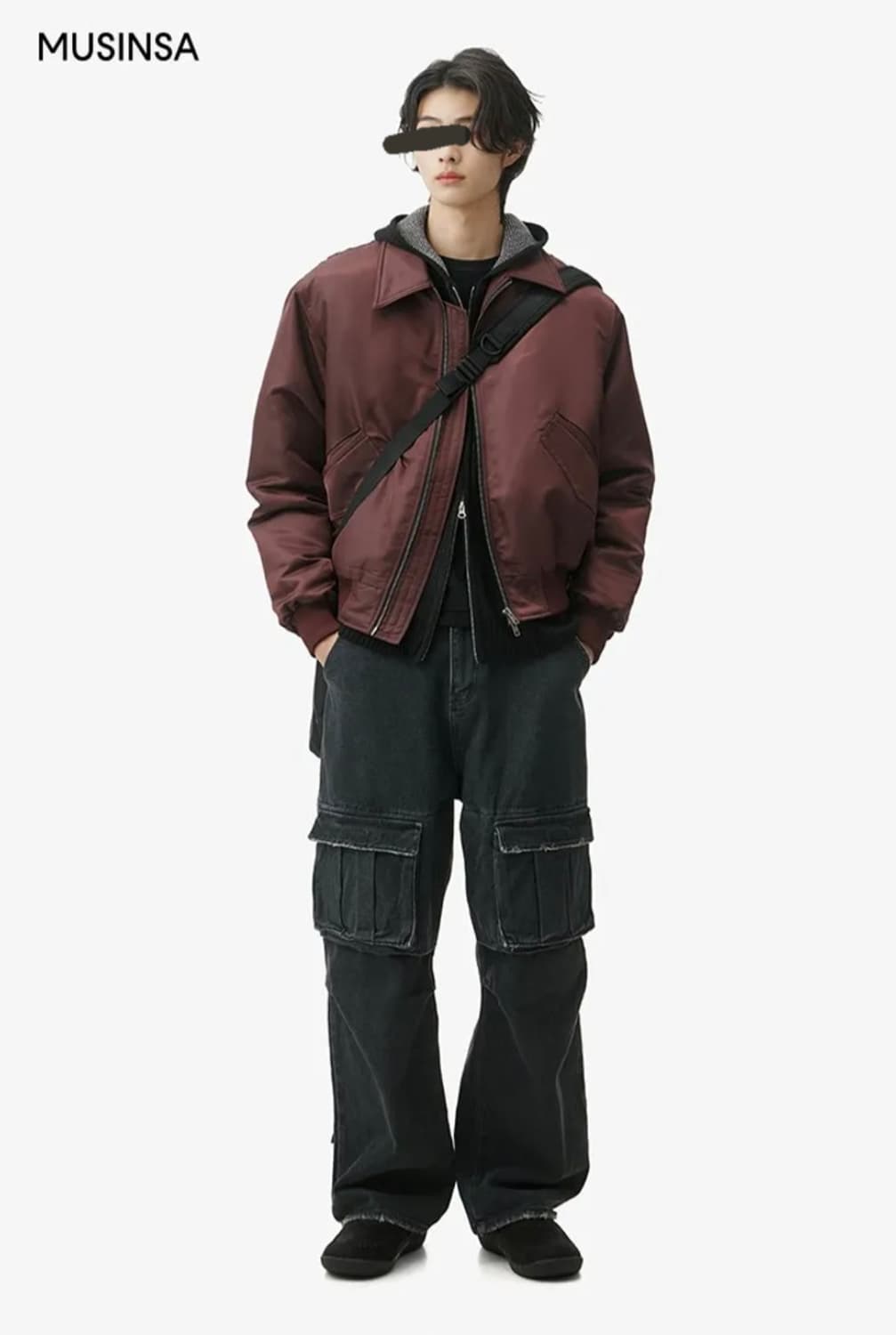 르마드 MA-1 숏 자켓 버건디 2 사이즈 상품이미지4