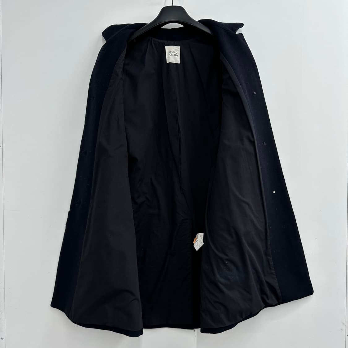 90 스튜디오톰보이 여자 루즈핏 울 코트 상품이미지3