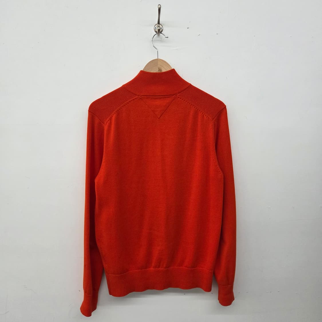 타미힐피거 오렌지색 니트 집업 남성 S 상품이미지6