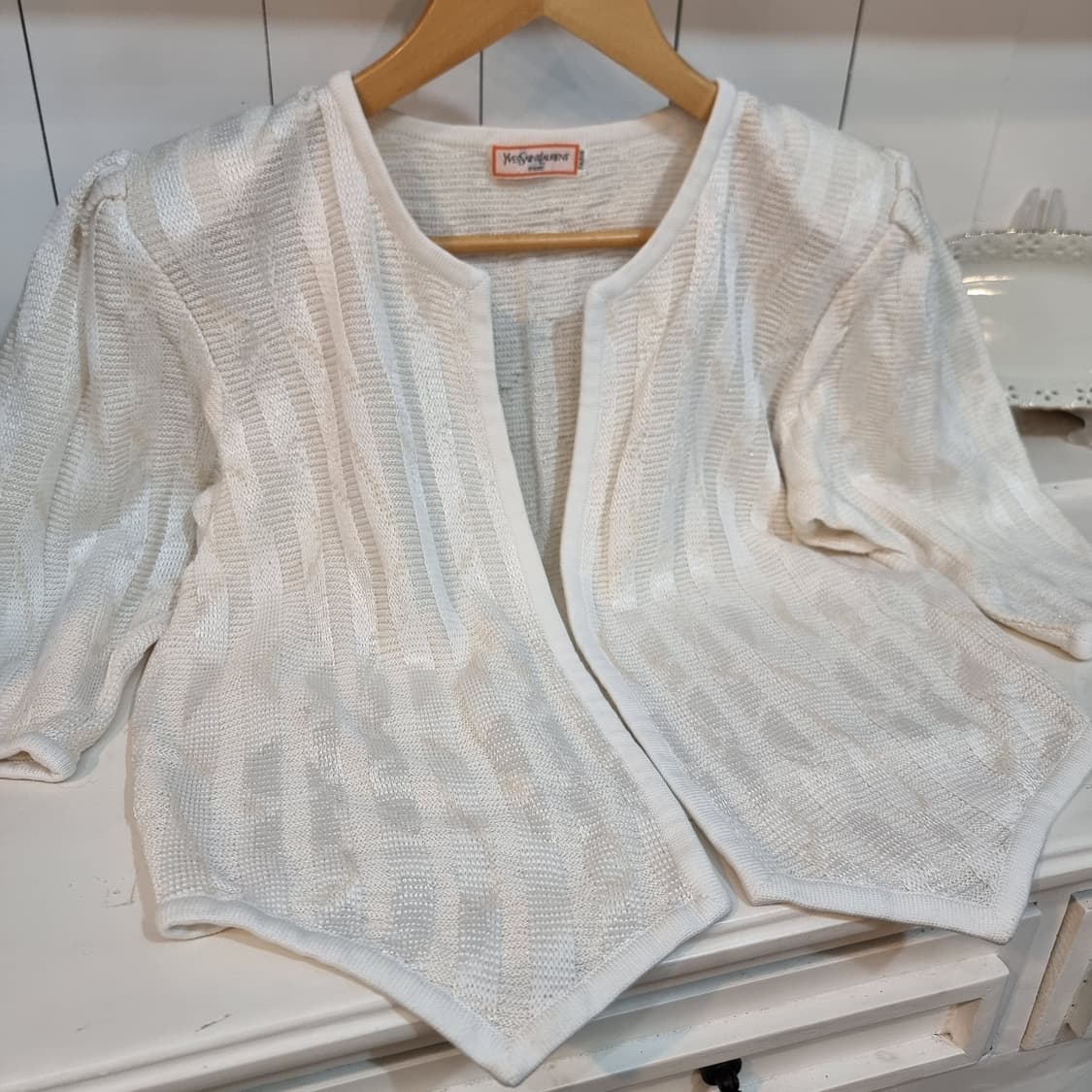 (Yves Saint Laurent/입생로랑) 니트 볼레로 가디건 상품이미지6