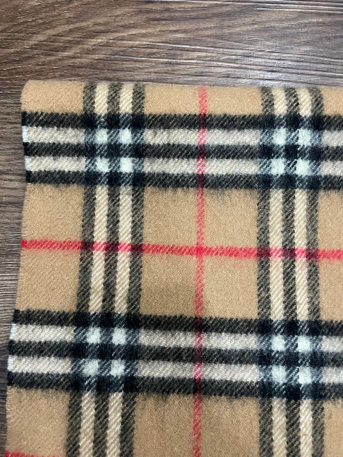 버버리 램스울 노바체크 머플러 목도리 베이지 상품이미지8