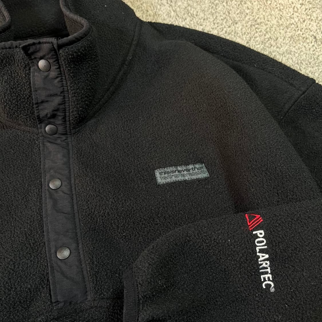 디스이즈네버댓 스냅 하프넥 플리스 풀오버 상품이미지2