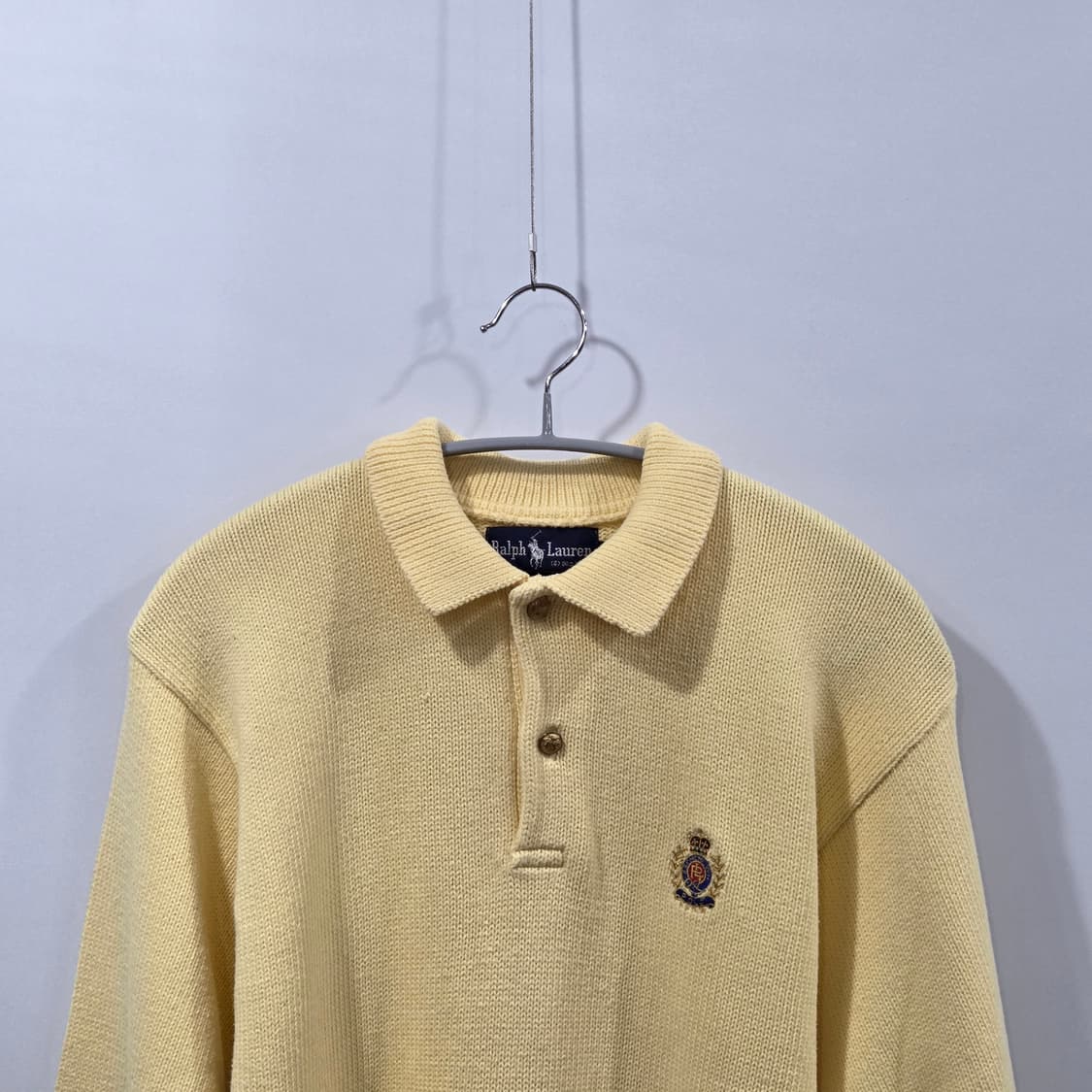 80s 폴로랄프로렌 에스에치 코튼 카라니트 90 상품이미지2