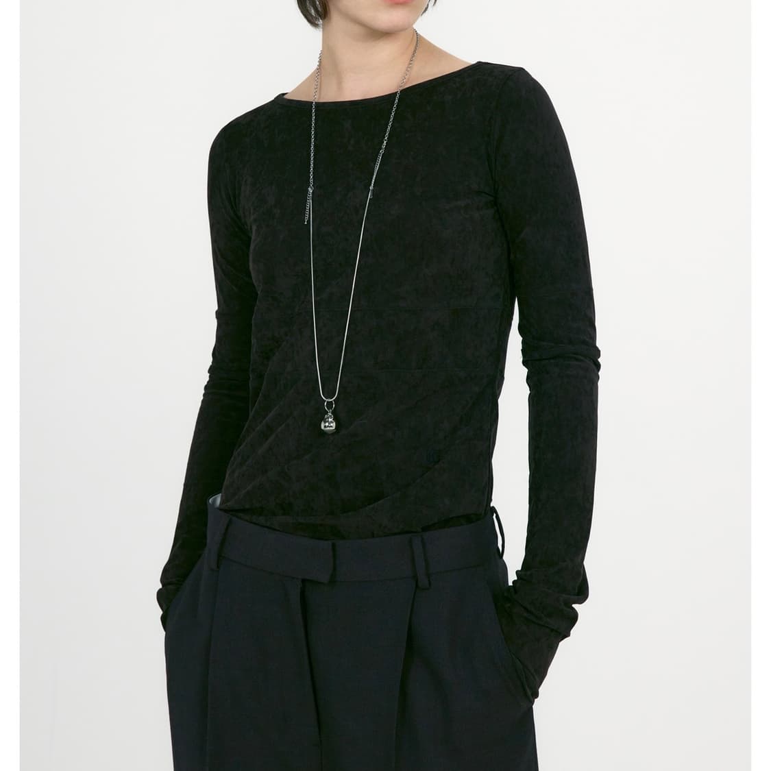 Low classic 벨벳 코르셋 탑 상품이미지3