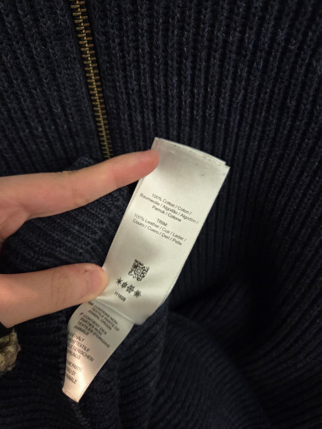 Fred Perry 프레드패리 골지 니트집업 상품이미지10