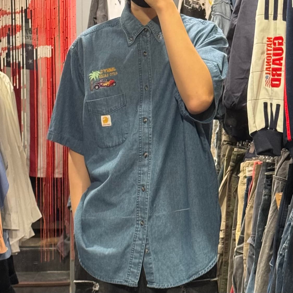 [IM] Carhartt 데님 반팔 셔츠  상품이미지2