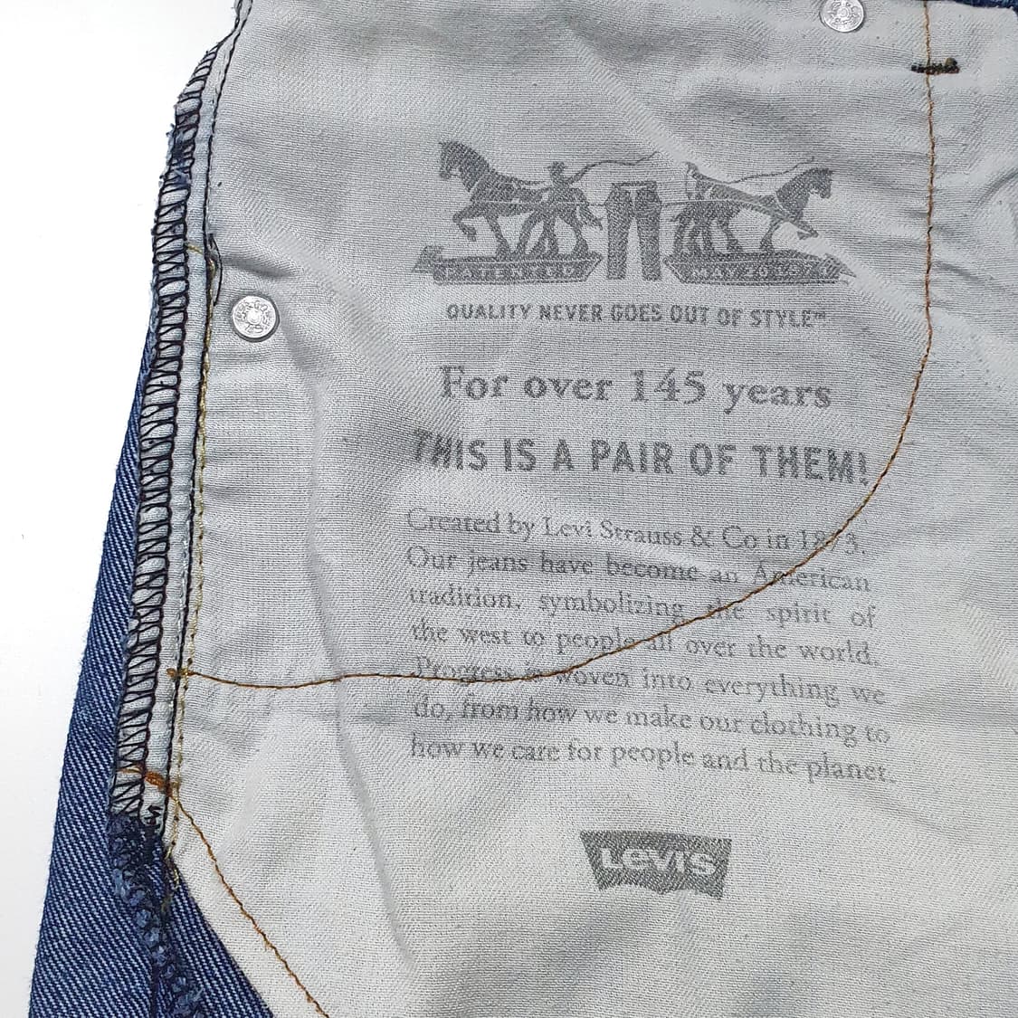 리바이스 517 부츠컷 블랭크탭 34 상품이미지7