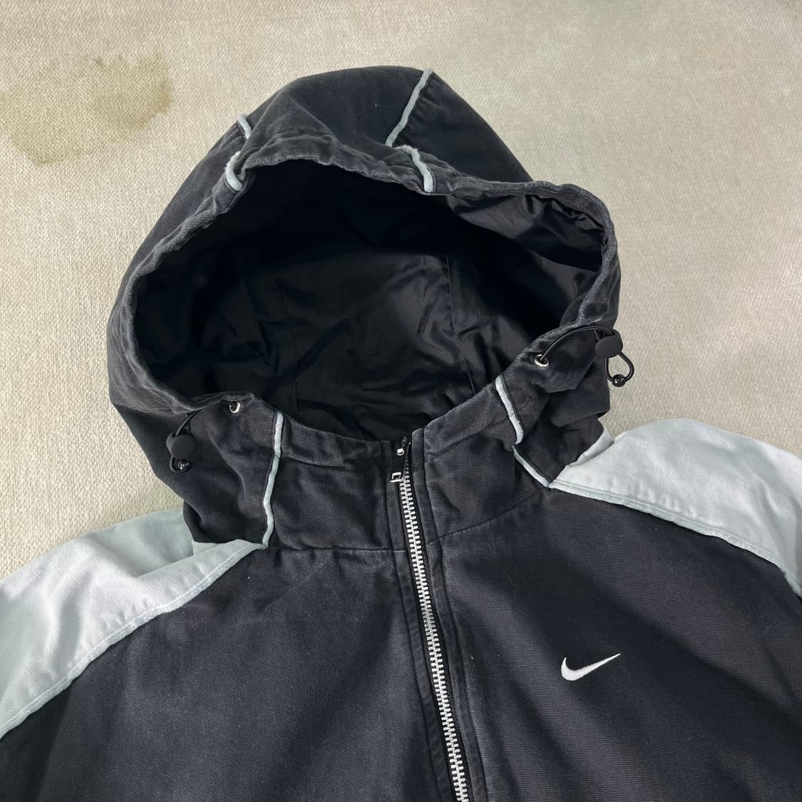 95 나이키 신형라벨 빅로고 코튼 반집업 자켓  상품이미지4