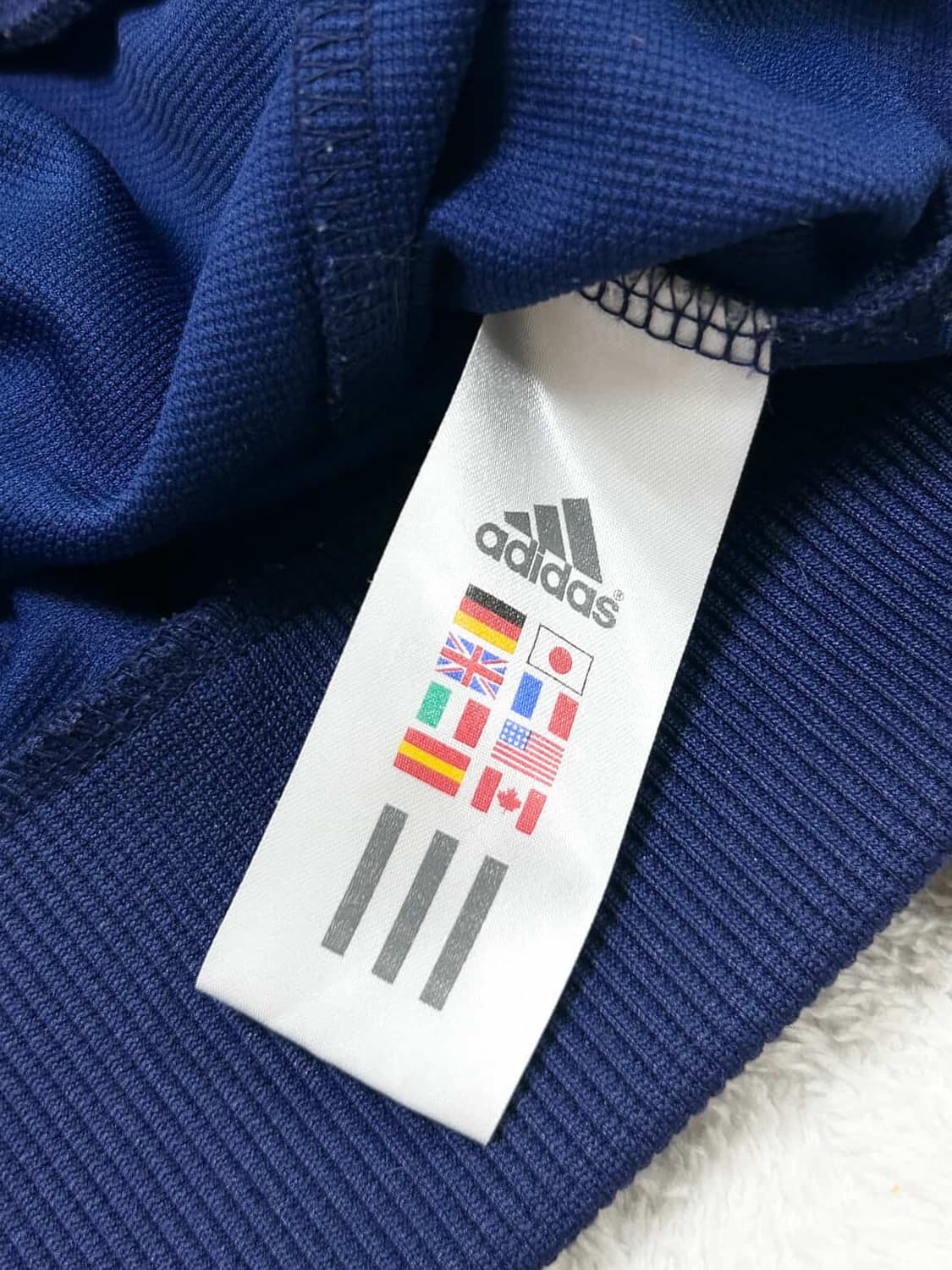 아디다스 빅로고 소라배색 져지 상품이미지10