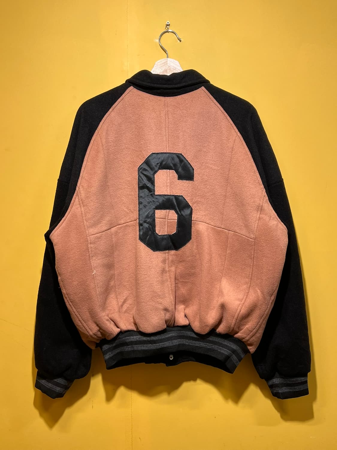 [M/95-100] 애틀랜타 블랙 크래커스 바시티 자켓 울 레터맨 자켓 상품이미지7