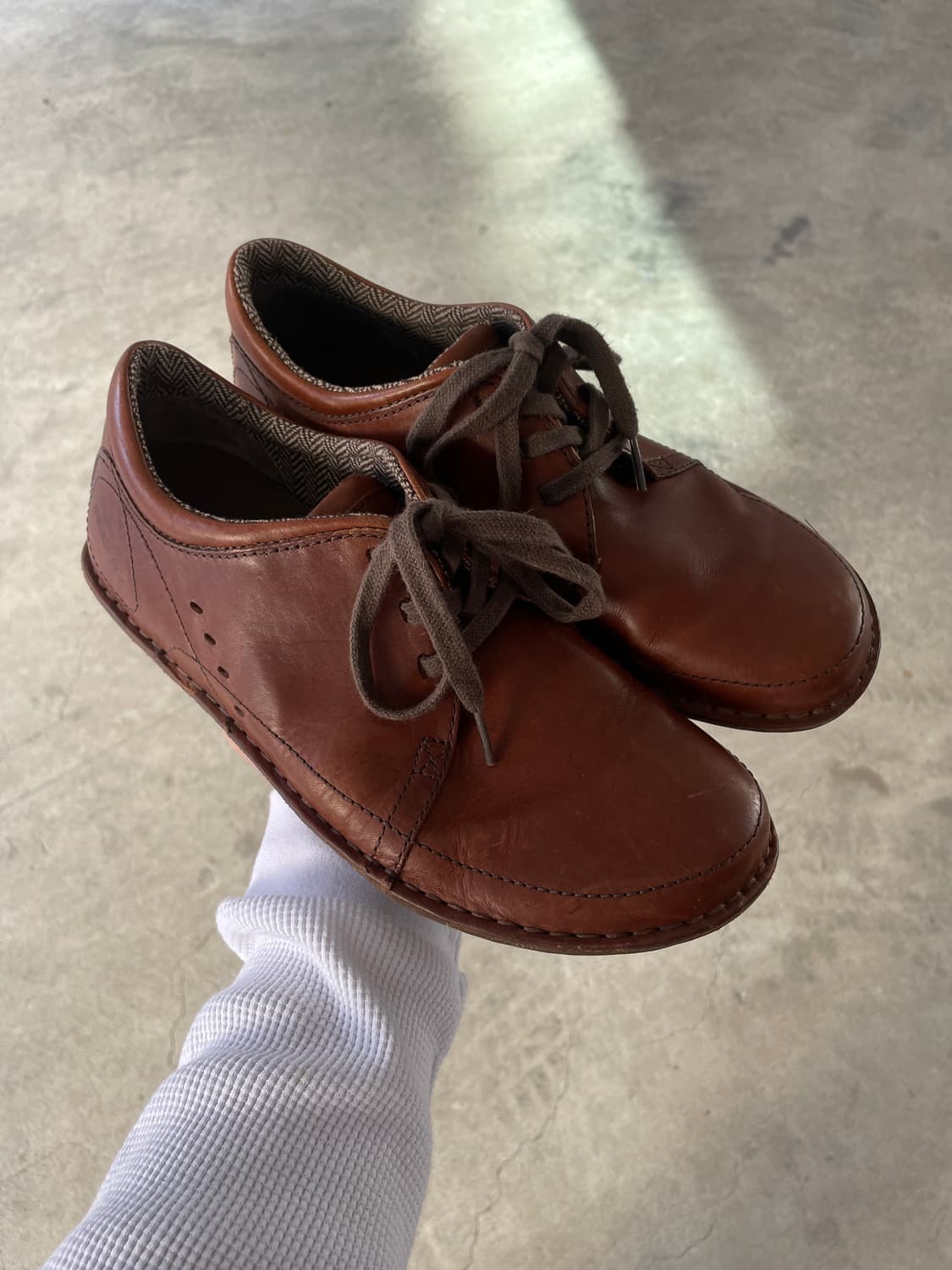 00s Patagonia Loulu Walnut Leather shoes 상품이미지1