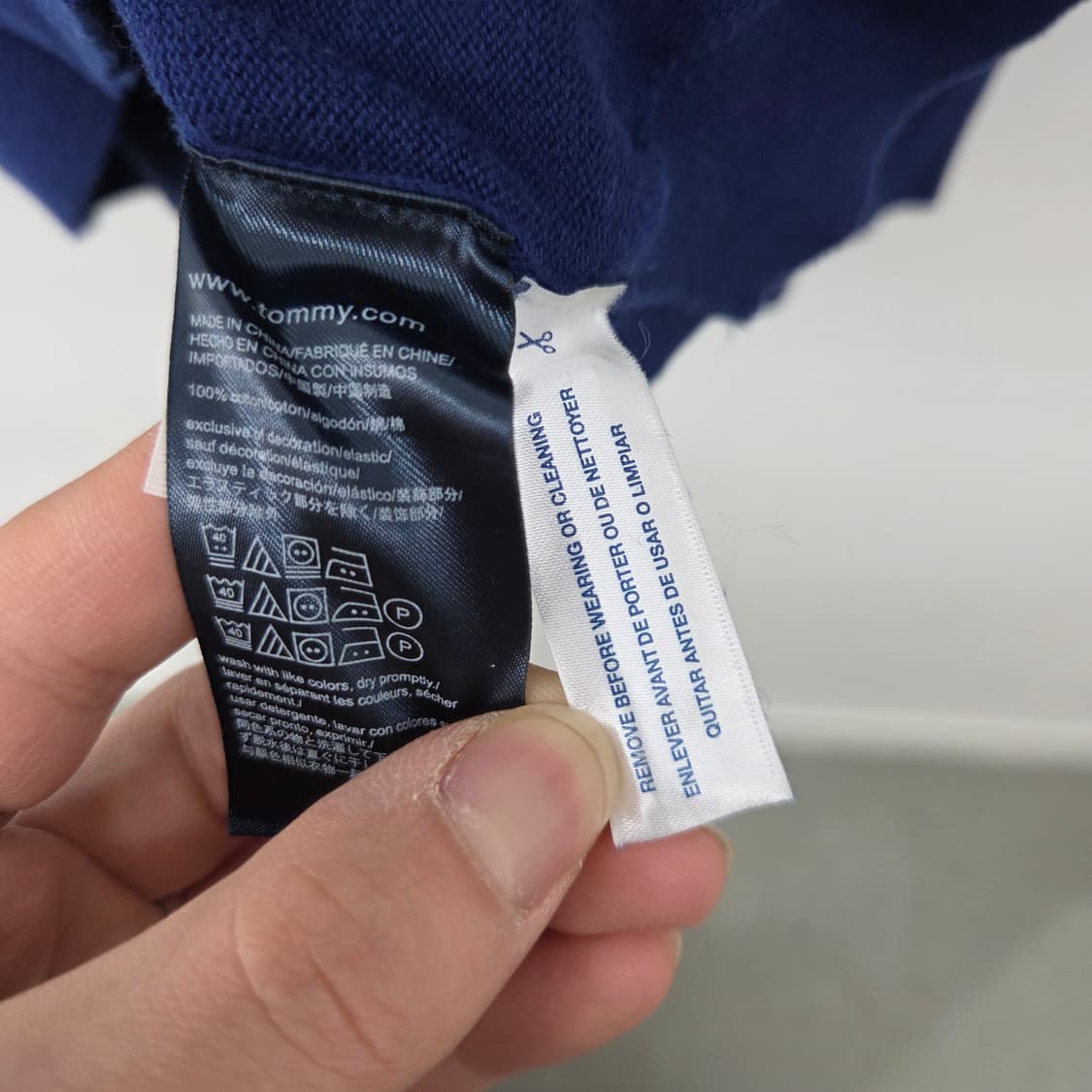 타미힐피거 네이비 니트 남성 L 상품이미지6