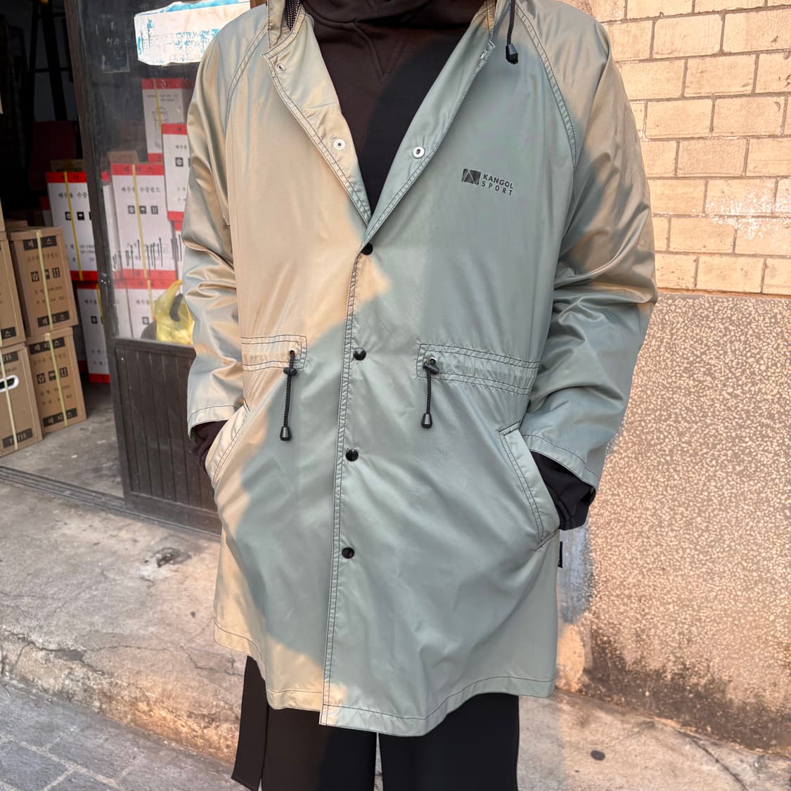 90s 캉골스포츠 레인코트 상품이미지3