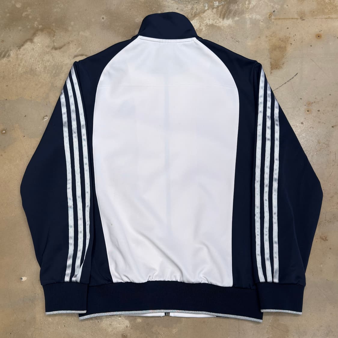 85 아디다스 첼시 화이트 네이비 배색 트랙탑 상품이미지3