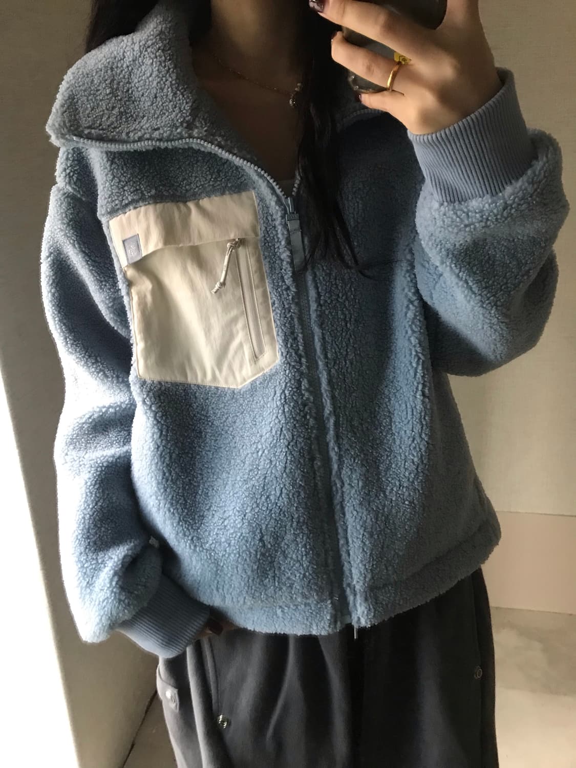 NFL 연하늘 후리스 상품이미지4