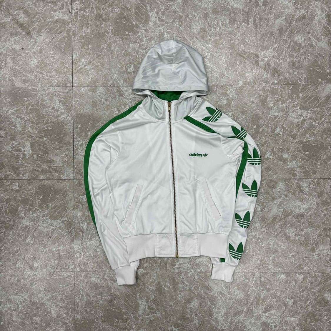 아디다스 흰초 화이트 대장급 핀터깔 걸즈 후드집업 희귀져지(34) 상품이미지2