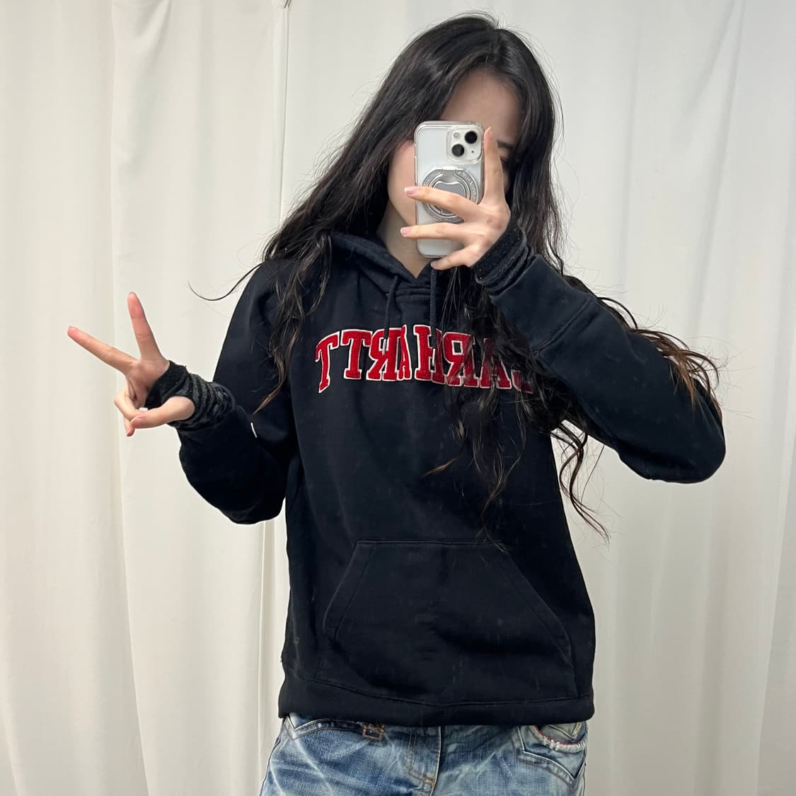 Carhartt Black Hoodie  상품이미지2