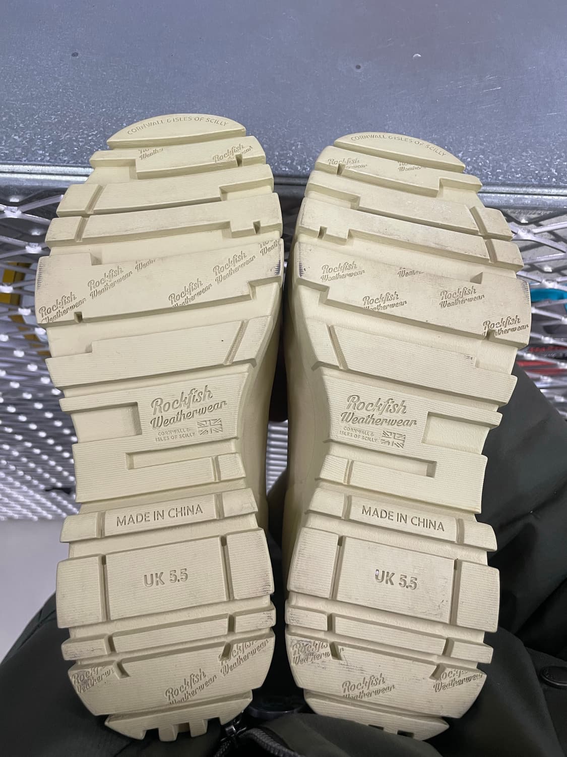 락피쉬 플랫폼 레인부츠 버터 uk5.5 상품이미지6