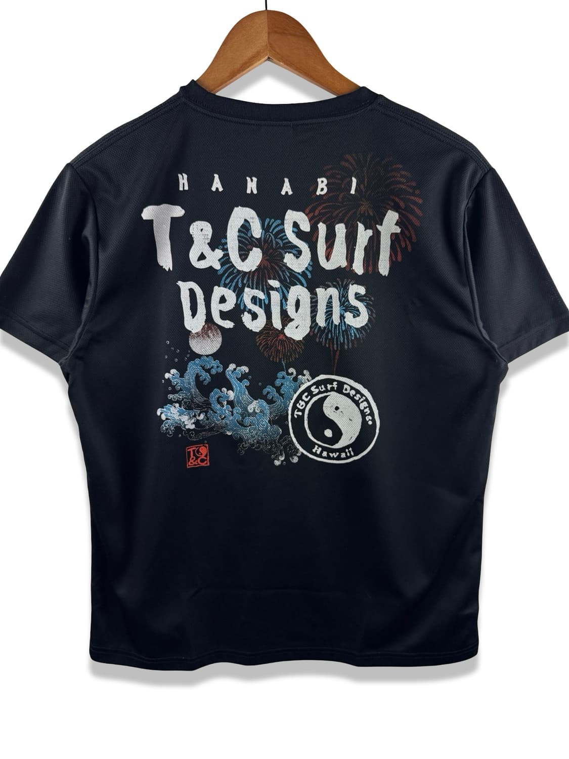 JPN 오리엔탈 음양오행 프린팅 메쉬반팔티3038 상품이미지1