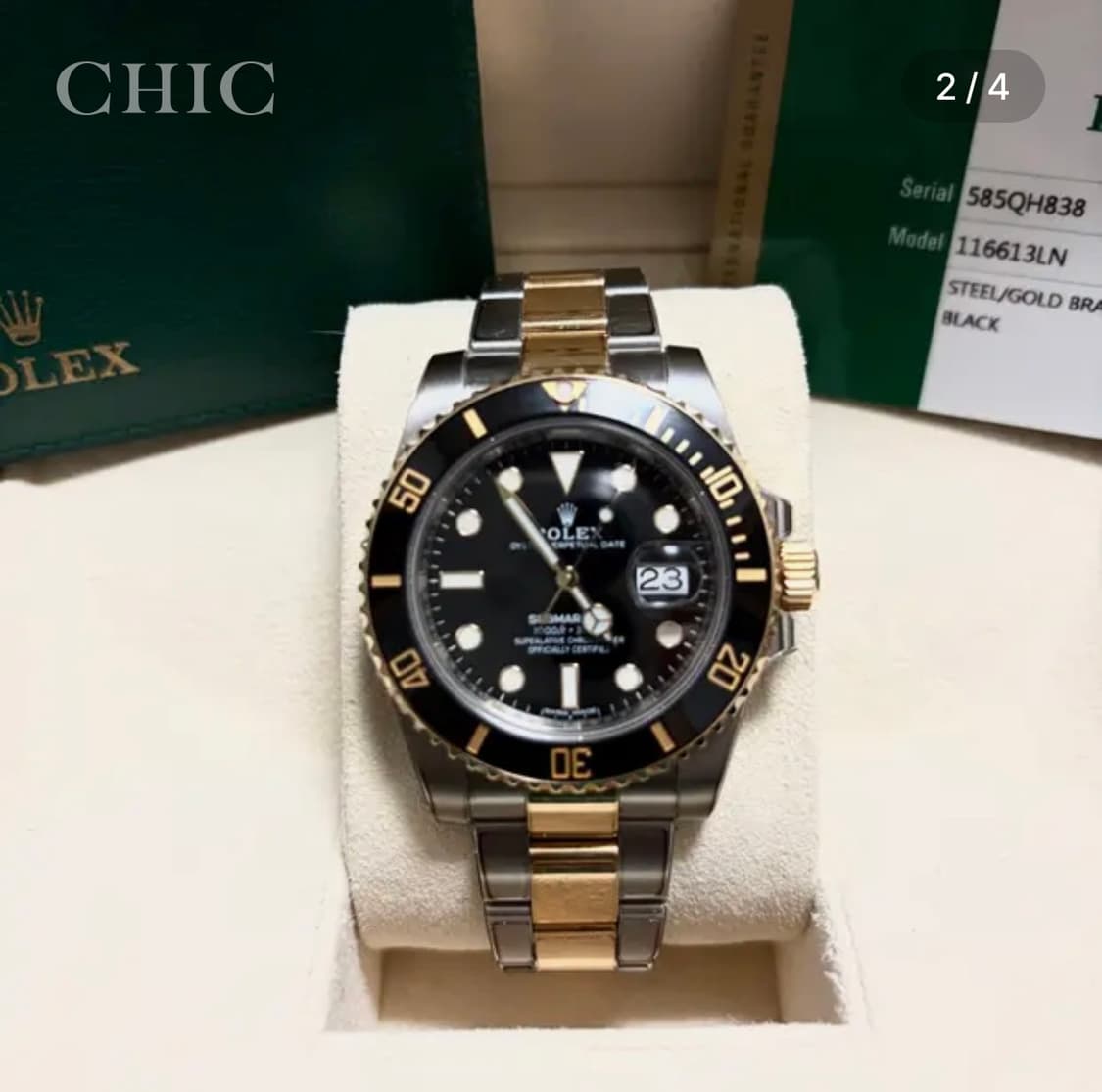 [롤렉스 서브마리너 흑콤 116613 18K] 상품이미지2